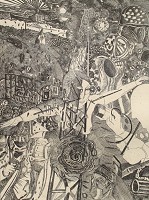 Fukushima<br />Kupfer&auml;tzung<br />40 x 30 cm<br />2011